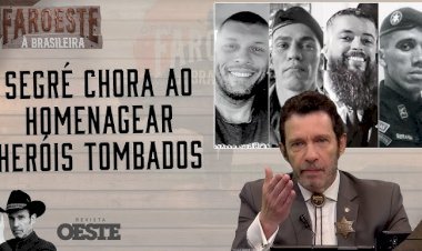 EXCLUSIVO: Segré se emociona com órfãos de heróis fardados mortos em diligência no RJ