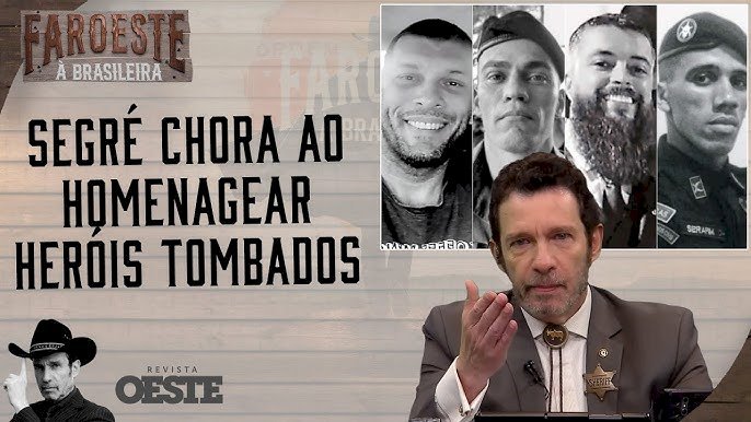 EXCLUSIVO: Segré se emociona com órfãos de heróis fardados mortos em diligência no RJ